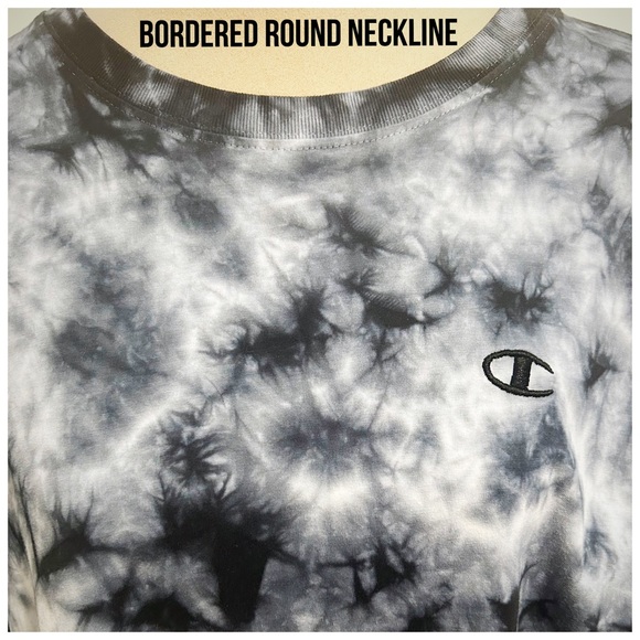 Champion, Unisex Tye Dyed Crew Neckline Short Sleeve Tee Shirt, 1X - Picture 4 of 5